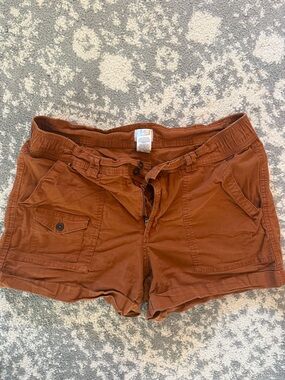 Time and Tru Burnt Orange Cargo Shorts
